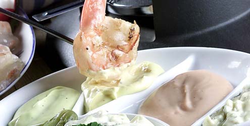 Receita Fondue de Camarao